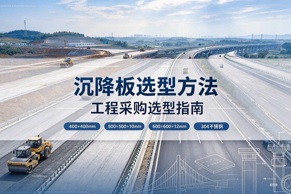 酒泉沉降板选择方法
