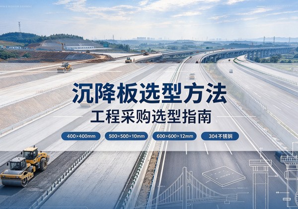 酒泉沉降板选择方法